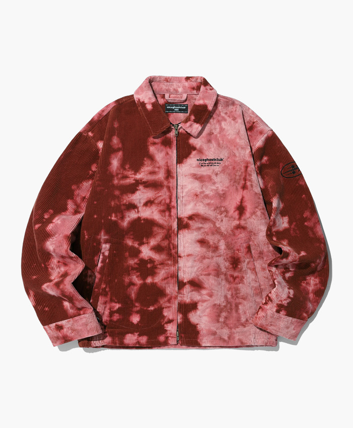 BLEACH DYING CORDUROY JACKET[RED]