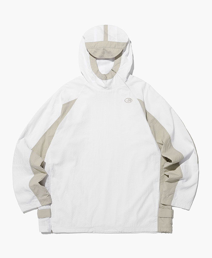 SIDE ZIP PULLOVER JACKET[WHITE]